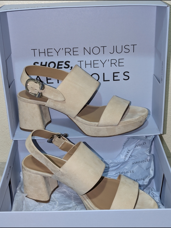 Aerosoles Camera Platform Sandals Size 10 - Picture 2 of 9